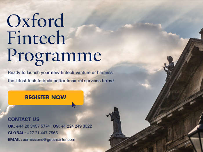 La Universidad de Oxford lanza un programa especializado en fintech