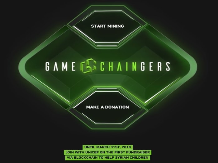 Game Chaingers, el proyecto de Unicef para que los gamers minen criptomonedas para los niños afectados por la guerra de Siria