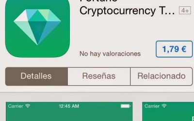 Controlar las cotizaciones de las criptomonedas (App Fortune)