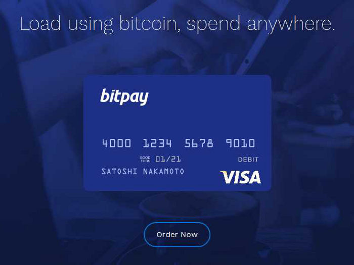 Nueva tarjeta de débito Visa Bitpay