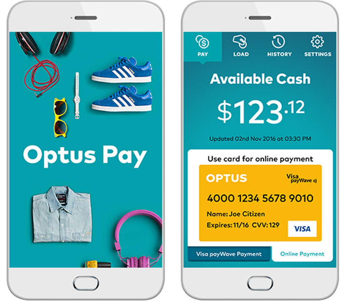 Aplicación para móviles Optus Pay