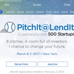PitchIt USA 2017: vuelve la competición de startups de LendIt