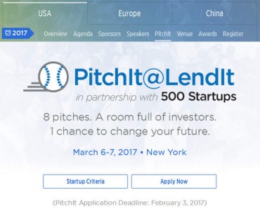 PitchIt USA 2017: vuelve la competición de startups de LendIt