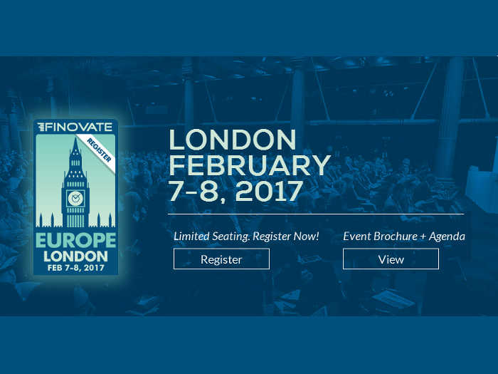 Finovate Europe 2017: Gran evento Fintech en Londres en febrero