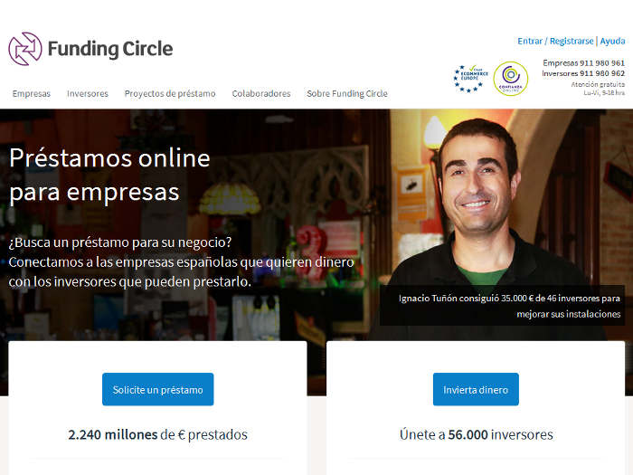 Funding Circle recibe 40 millones de libras del gobierno británico