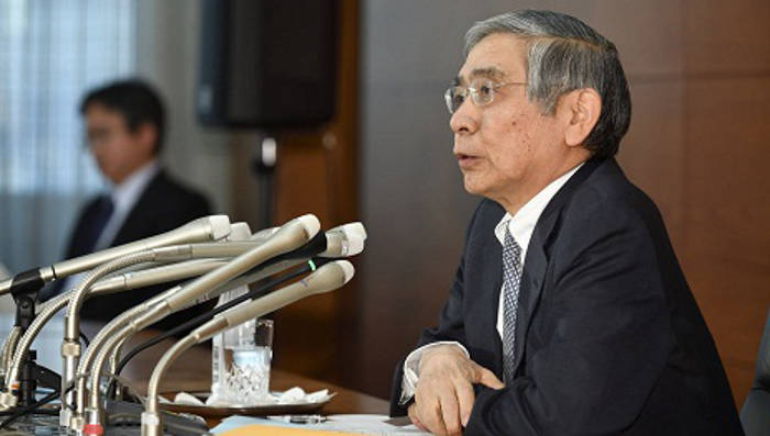 Haruhiko Kuroda, gobernador del Banco de Japón