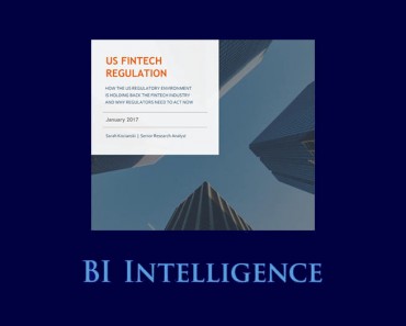 BI Intelligence: Informe sobre regulación fintech en EE.UU.