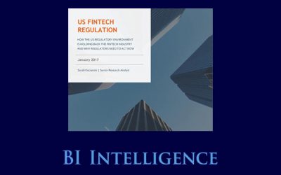 BI Intelligence: Informe sobre regulación fintech en EE.UU.