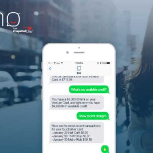 Capital One lanza Eno, un chatbot capaz de interactuar mediante emoticonos