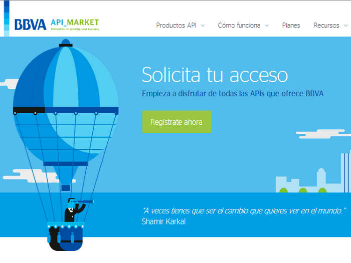 BBVA API Market: las API abiertas del BBVA