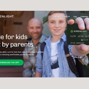 Tarjeta de débito inteligente para niños de Greenlight