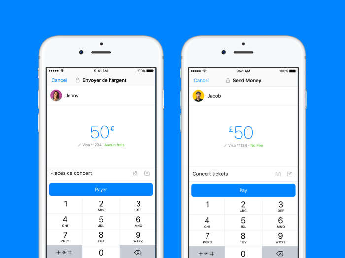 Llegan a Europa los pagos P2P por Facebook Messenger